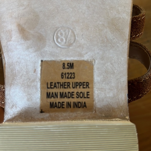 NWOT Diba Brown Tango Fringe Suede Sandals.  Size 8.5 - Picture 5 of 7